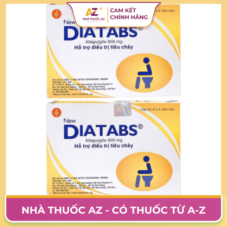 Thuốc Diatabs – Attapulgite – Công dụng, liều dùng, giá bán?