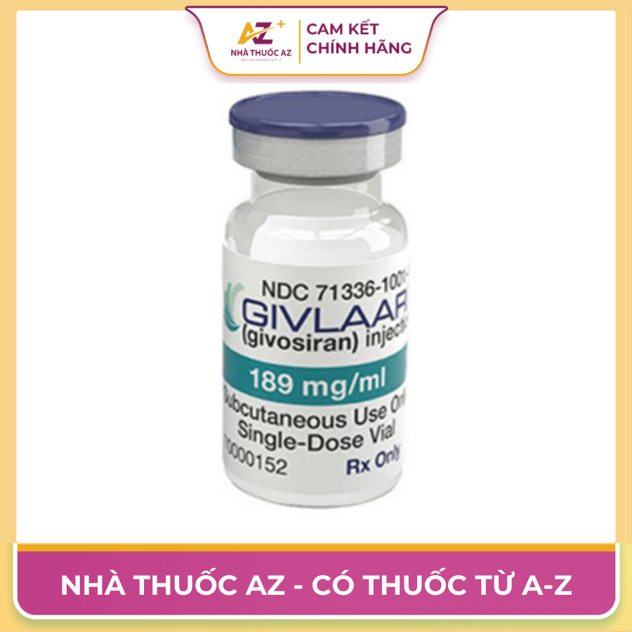 Thuốc Givlaari 189mg – Givosiran – Công dụng, liều dùng, giá bán