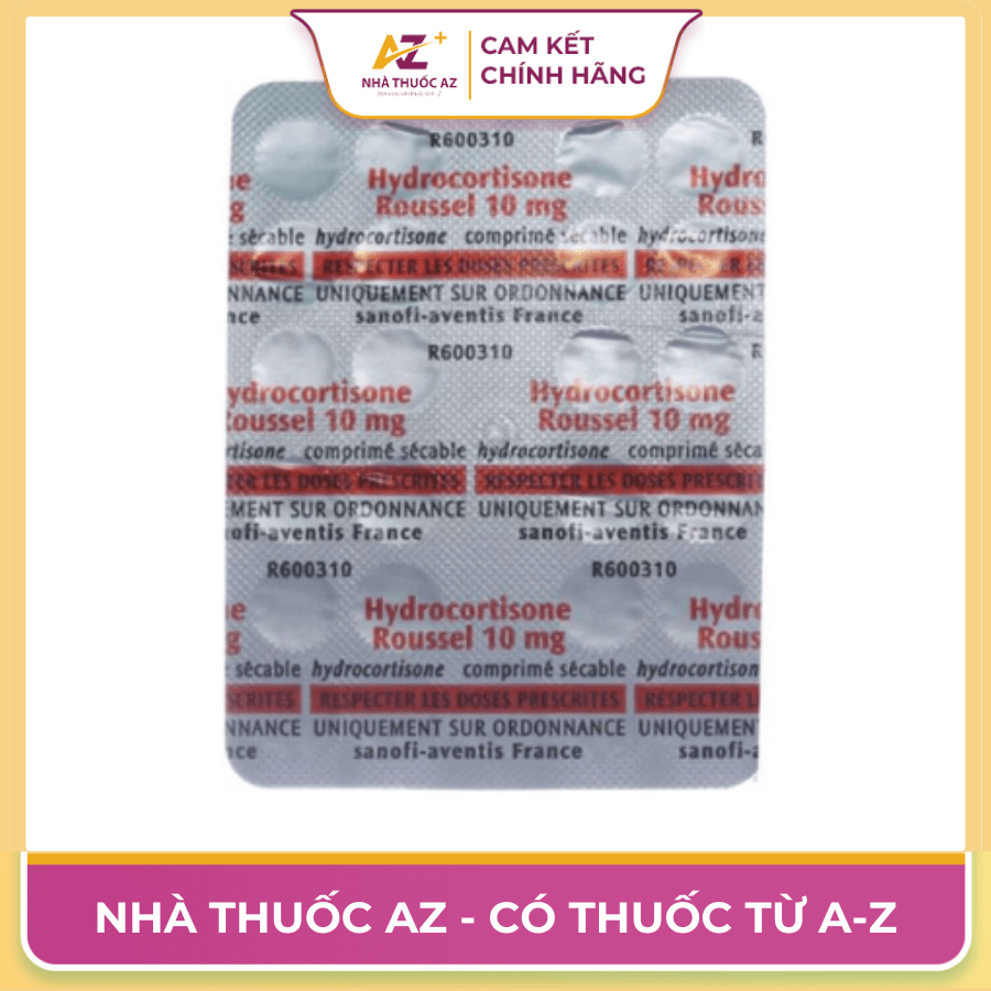 Thuốc Hydrocortisone Roussel 10mg – Công dụng, giá bán?