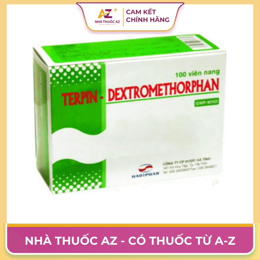 Thuốc Terpin – Dextromethorphan – Công dụng, liều dùng, giá bán?