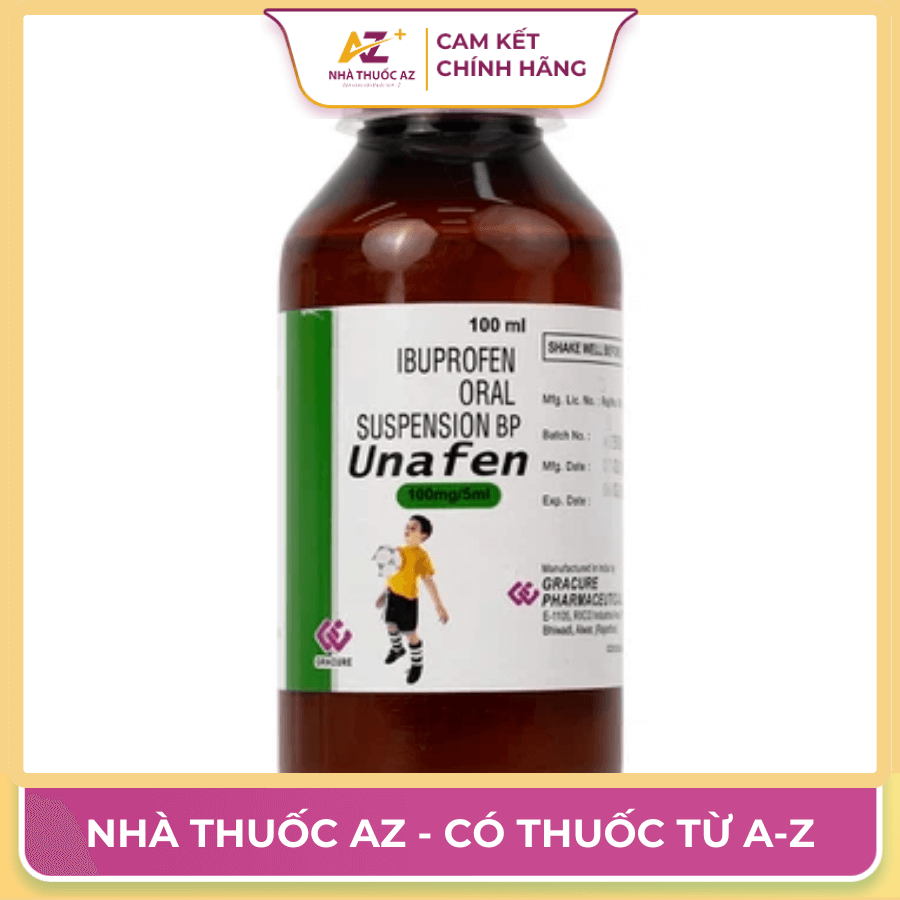 Thuốc Unafen – Ibuprofen – Công dụng, liều dùng, giá bán?