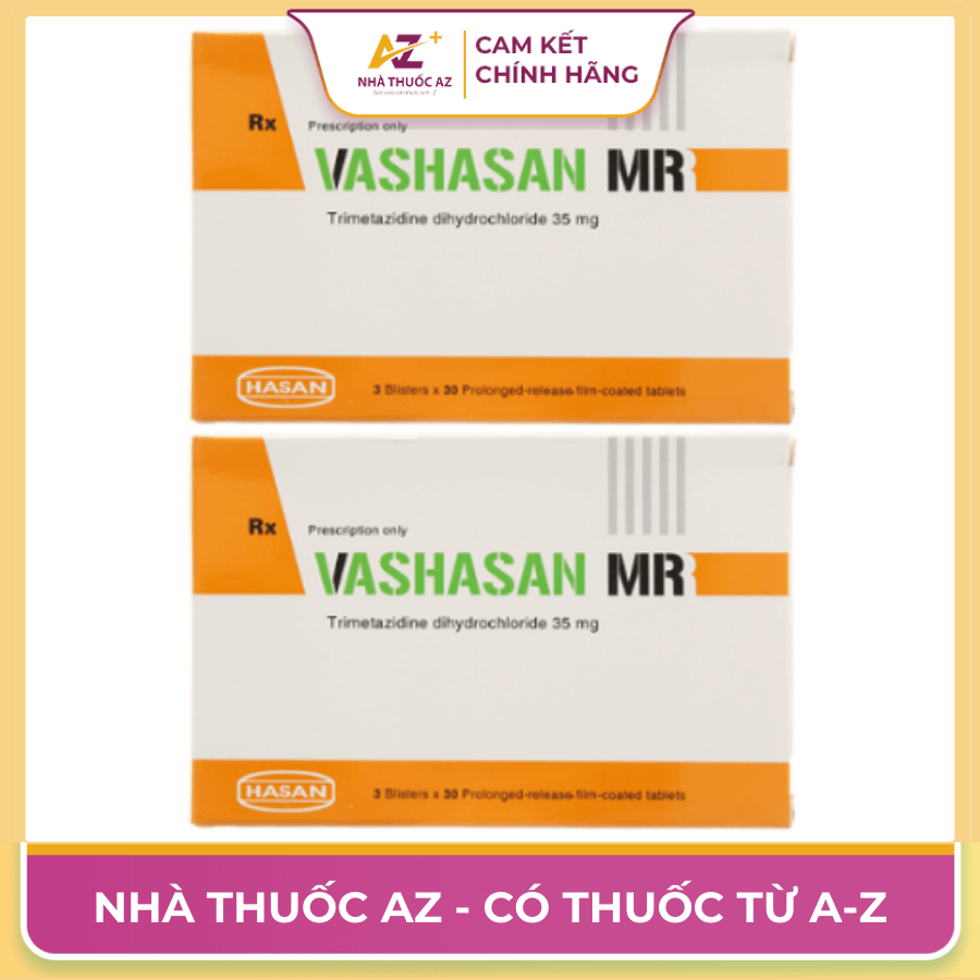 Thuốc Vashasan MR – Trimetazidine – Công dụng, giá bán?