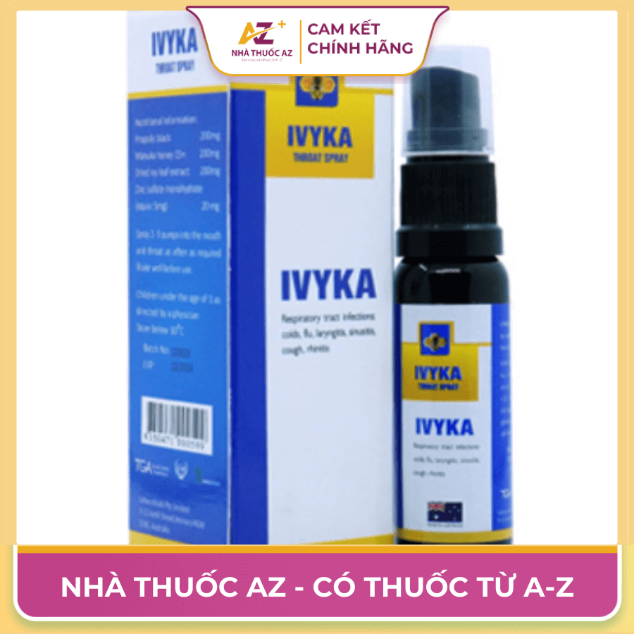 Xịt họng Ivyka là thuốc gì